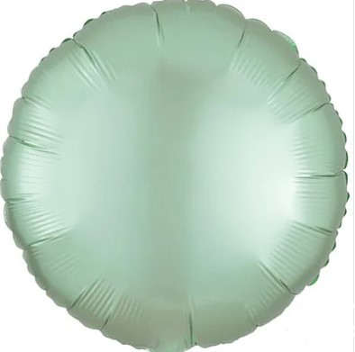 1204-0906 Шарик КРУГ 45см Сатин MintGreen 1204-0906 Шарик КРУГ 45см Сатин MintGreen