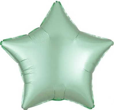 1204-0904 Шарик ЗВЕЗДА 45см Сатин Mint Green 1204-0904 Шарик ЗВЕЗДА 45см Сатин Mint Green