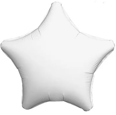 1204-1226 Шар Звезда 76см Пастель White 1204-1226 Шар Звезда 76см Пастель White